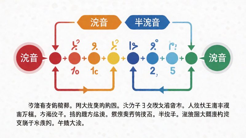 浊音与半浊音怎么学:符号规律与发音练习 示意图